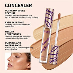 Full Coverage Contouring Liquid Concealer Cream for Dark Spots & Blemishes
