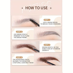 Natural Silky Eyebrow Dye Cream - Waterproof & Sweat proof