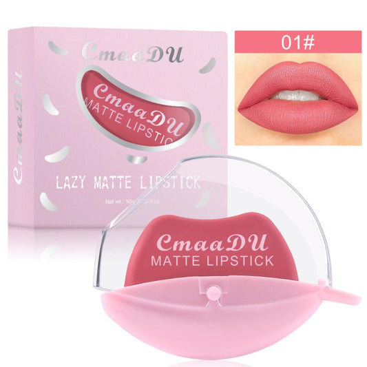 Lazy Lipsticks Natural Matte Velvet Finish Waterproof Long Lasting Smudge Proof