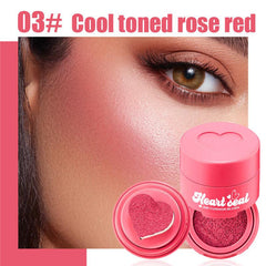 Heart Shaped Liquid Blush Stamp Cushion Highlighting Contour Cream