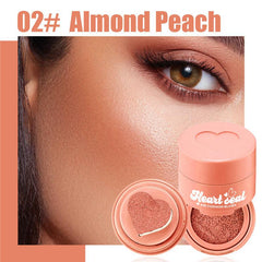 Heart Shaped Liquid Blush Stamp Cushion Highlighting Contour Cream