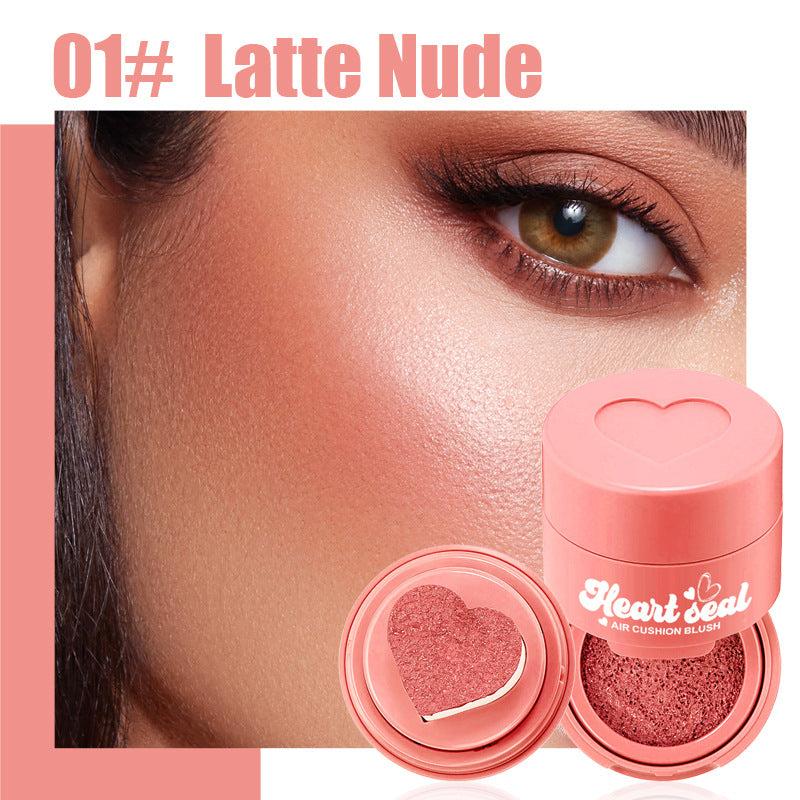 Heart Shaped Liquid Blush Stamp Cushion Highlighting Contour Cream