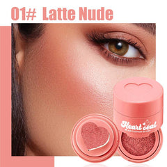 Heart Shaped Liquid Blush Stamp Cushion Highlighting Contour Cream