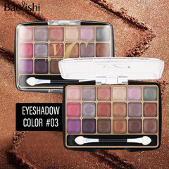 18 Eyeshadow Palette Matte Shimmer Metallic Textures Long Lasting