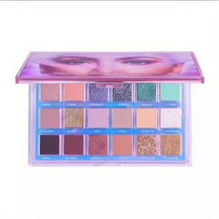 18-color Waterproof Eyeshadow Palette for Cosplay with Pearly Matte Finish