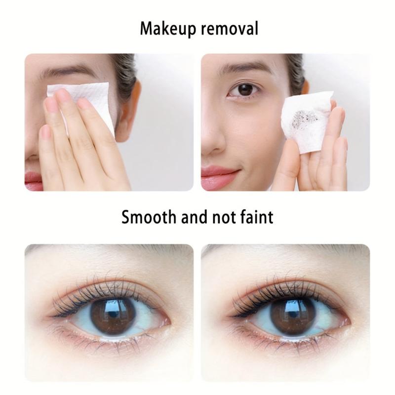 Waterproof Pink Tube Mascara - Long Lasting Natural Fiber Slender Mascara