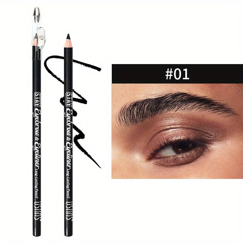 3 Colors Eyebrow Pencil Natural Matte Waterproof Eyeliner