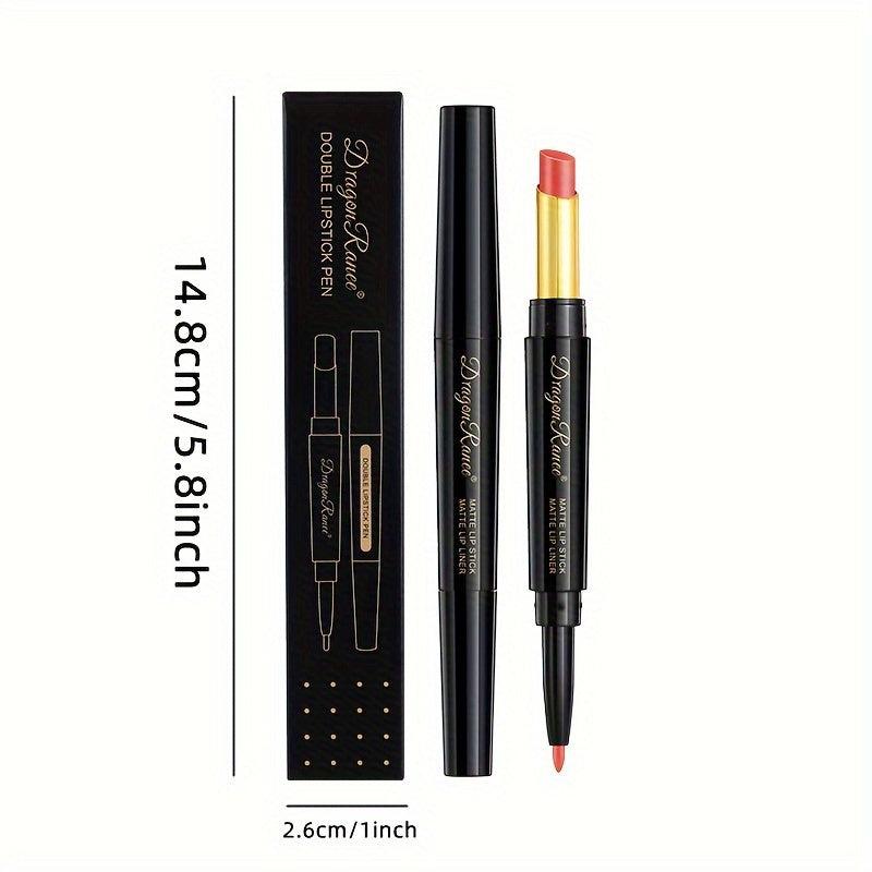 Dual-ended Lip Liner Pencil Non-Fade Lipstick 8 Colors