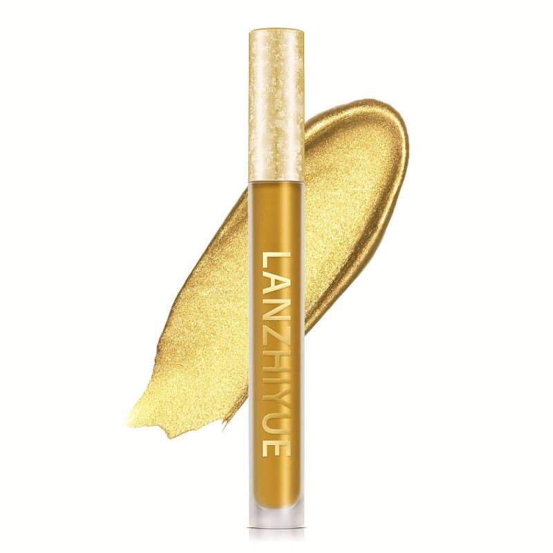 Golden Liquid Eyeshadow Mermaid Shimmer Lip Glaze Dual-use Gloss