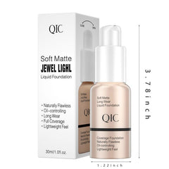 Natural Nude Tone Lightweight Matte Liquid Foundation