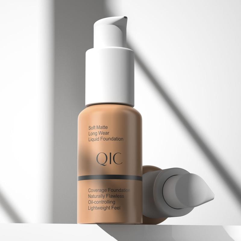 Natural Nude Tone Lightweight Matte Liquid Foundation
