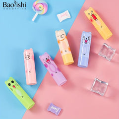 6 Flavors Moisturizing Animal Lip Balm for Men and Women