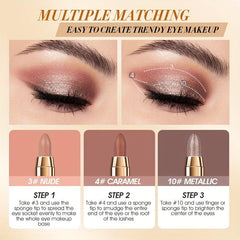Pearly & Shimmer Eyeshadow Stick Waterproof Makeup