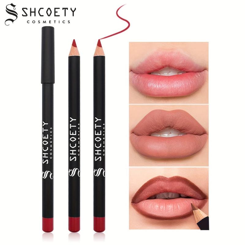 Professional Makeup Slim Lip Pencil Long Lasting Nude Matte Finish Lipliner