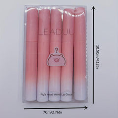 5pcs Waterproof Matte Lip Tint Makeup Set