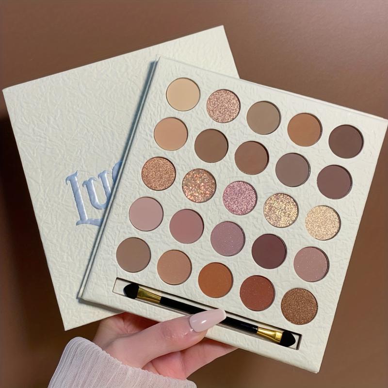 Elf 25 Shade Cream Eyeshadow Palette Matte & Pearly Finish