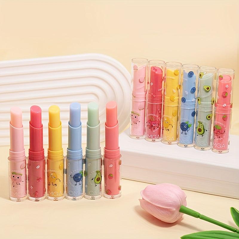 Fruit Flavor Changing Lipstick Hydrating Temperature Lip Gloss