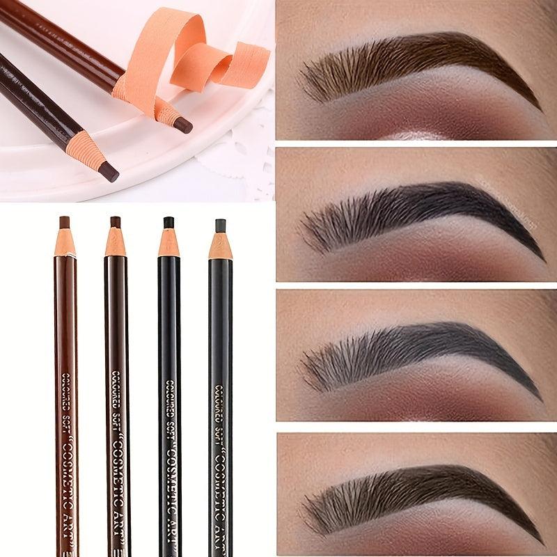 4pcs Waterproof Microblading Eyebrow Pencil