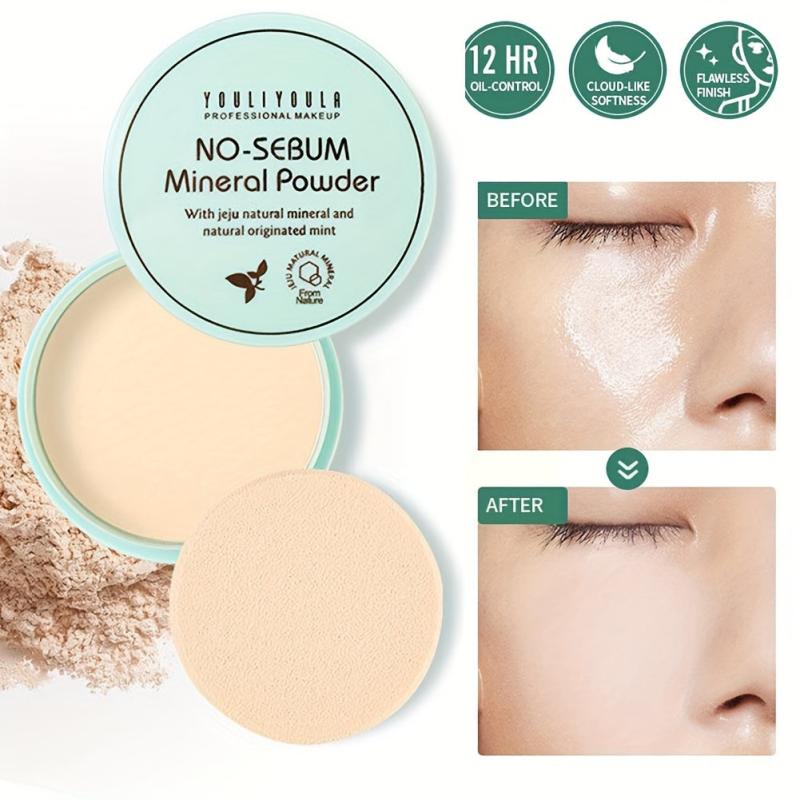Long Lasting Pressed Powder Full Coverage Waterproof Lightweight