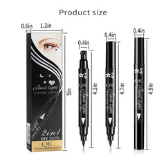 Double Headed Eyeliner Seal with Waterproof Pen