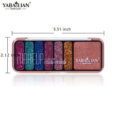 Glitter Eyeshadow Palette High Pigmented Long Lasting Eyeshadow Powder