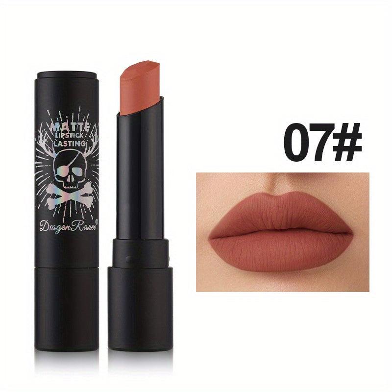 Matte Lip Gloss Tube Waterproof Long Lasting Lip Tint Purple Lipstick