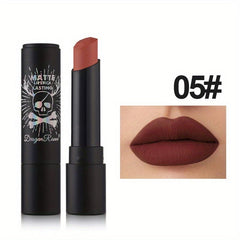 Matte Lip Gloss Tube Waterproof Long Lasting Lip Tint Purple Lipstick