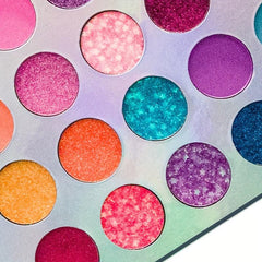UV Lights Luminous Eyeshadow Palette - 24 Fluorescent Shades