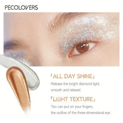 Metallic Shimmer Eyeshadow & Liquid Eyeliner Set
