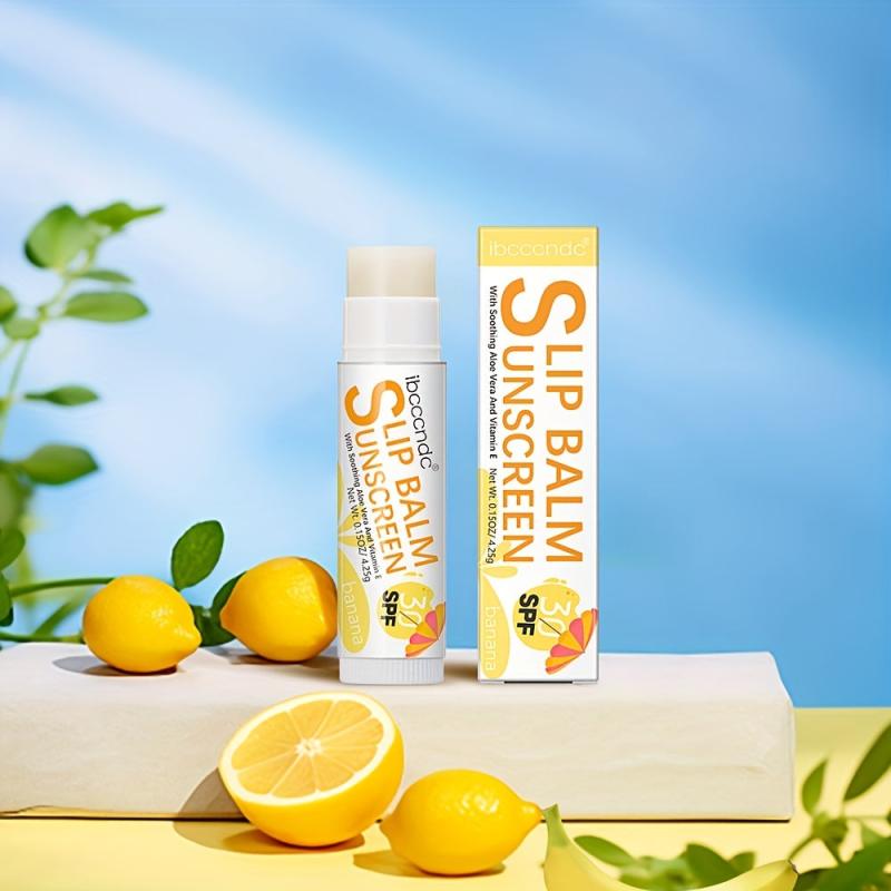 SPF 30 Lip Balm Pre Makeup Base Watermelon Banana Coconut Flavours