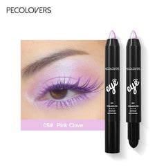6 Colors Eyeshadow Pencil Stick Waterproof Pearly Shimmer Glitter Eyeshadow