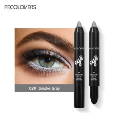6 Colors Eyeshadow Pencil Stick Waterproof Pearly Shimmer Glitter Eyeshadow