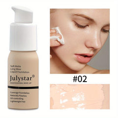 Waterproof Full Coverage Powder Foundation