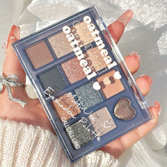 Long Lasting Sparkling Eyeshadow Palette with Natural Ingredients