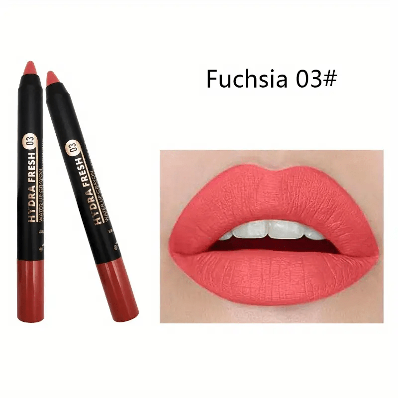 Matte Lipstick Pen Lip Liner Waterproof Long Lasting