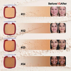 Matte Pressed Powder Foundation 24H Fresh Wear Control Matte Foundation