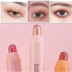 3-Color Eyeshadow & Highlighter Pen - Waterproof & Smudge-Proof