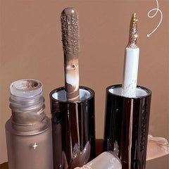 Double Headed Liquid Eyeshadow Eyeliner Pen Matte Glitter Pearly Eye Makeup