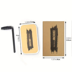 16g Transparent Eyebrow Shaping Cream & Brush Set