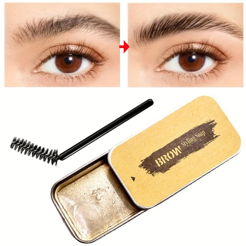 16g Transparent Eyebrow Shaping Cream & Brush Set