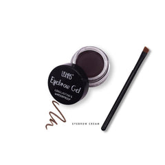 Matte Dual-Use Eyebrow Cream & Eyeliner - Dark/Light Brown