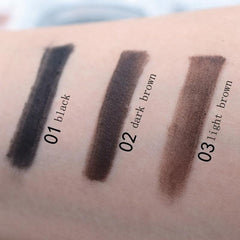 Matte Dual-Use Eyebrow Cream & Eyeliner - Dark/Light Brown