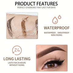 Waterproof Liquid Eyebrow Pen Double Headed Natural Makeup Long Lasting