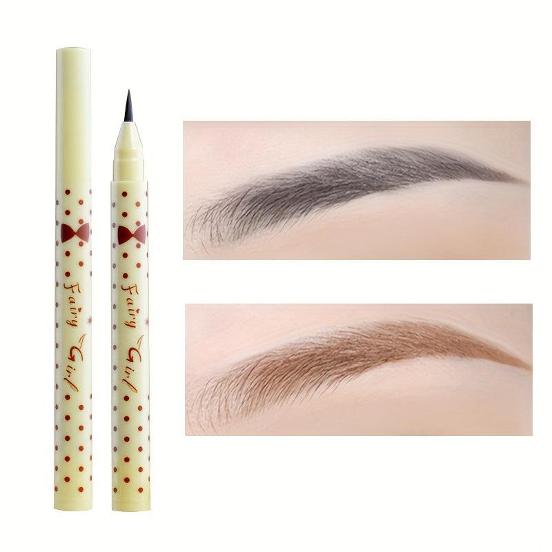 Waterproof Liquid Eyebrow Pen Double Headed Natural Makeup Long Lasting