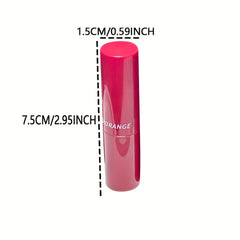 Shimmer Lipstick Long Wear Soft Waterproof Red Tube