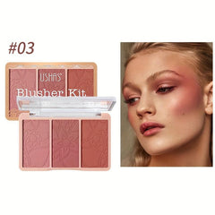 Natural Nude Tone Blush Palette for Brightening