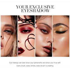 4-Color Eyeshadow Palette Matte & Shimmer Finish