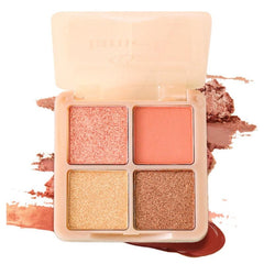 4-Color Eyeshadow Palette Matte & Shimmer Finish