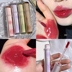 Fruity Tea Lip Glaze Moisturizing Plumping Lip Gloss with Mirror Finish