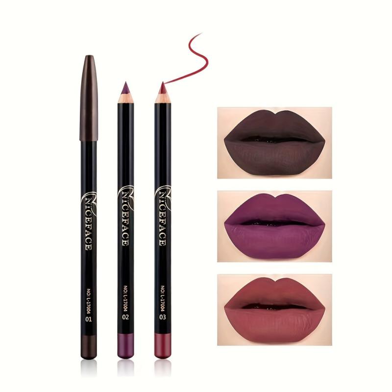 12 Colors Waterproof Lipstick Pen Contouring Outlining